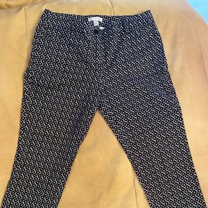 CAPRI PANTS with amazing black and white print